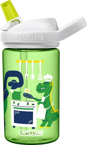 Vista 15 de CamelBak Eddy+ Kids Water Bottle with Bite Valve Straw, Leak‑Resistant Easy Sip Design for Everyday Hydration, 14oz Kids