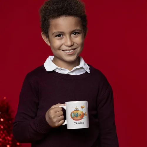 Vista 5 de Tazas de café personalizadas para niños, Taza personalizada para niños con nombre, Taza de café y té de chocolate caliente, Tazas de café, Taza