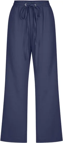 Vista 3 de symoid Capris for Women Drawstring Elastic Waisted Casual Comfy Trousers Wide Leg Loose Summer Capri Pants with Pockets 2023