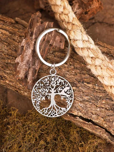 Vista 5 de HAQUIL Llavero vintage de la suerte, accesorios de regalo para hombres y mujeres, llavero de joyería