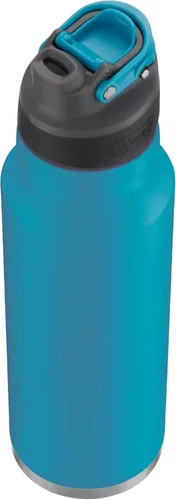 Vista 11 de Coleman Autoseal FreeFlow - Botella de agua de acero inoxidable, color negro, 24 onzas