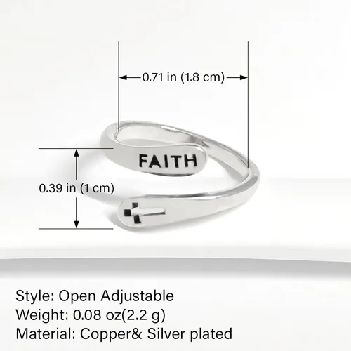 Vista 41 de Anillo de plata de ley 925, minimalista, ajustable, hecho a mano, para mujeres y niñas