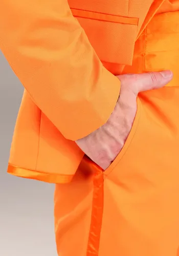 Vista 5 de Disfraz de Esmoquin Naranja para Hombre Multicolor