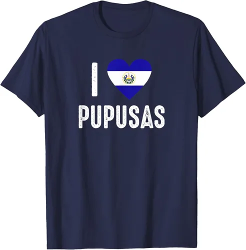 Vista 49 de Camiseta I Love Pupusa from El Salvador