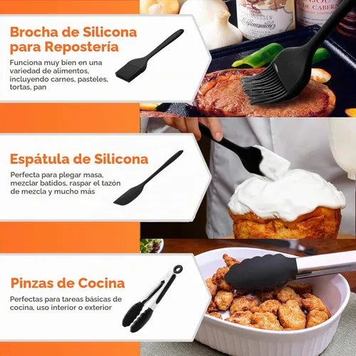 Vista 7 de Accesorios para freidora de aire de doble cesta, juego de 10 piezas compatibles con la freidora de aire dual Ninja DZ201, DZ401 y la mayoría