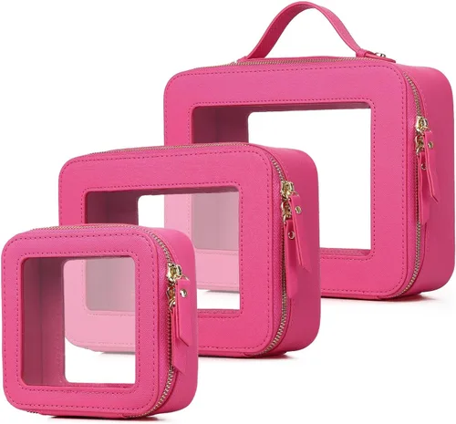 Vista 56 de Bolsa de maquillaje transparente (negro L)