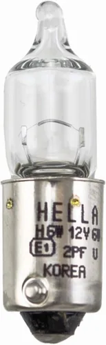 Vista 2 de Bombilla Hella H6W H6W 12V 6W Bax9S T2.75