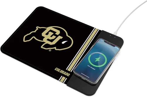 Vista 53 de SOAR NCAA Almohadilla de ratón unisex con carga inalámbrica para teléfono celular