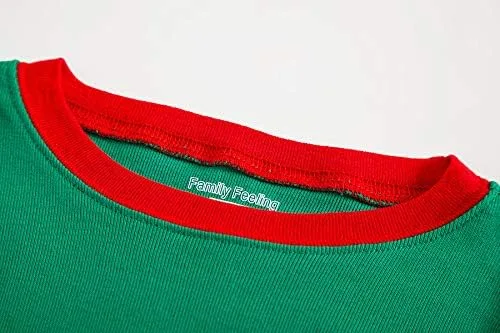 Vista 5 de Family Feeling Juegos de pijama de dinosaurio para niños pequeños, 100 % algodón
