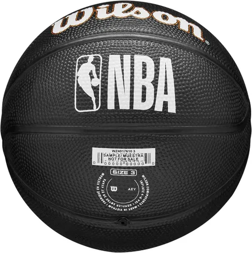 Vista 6 de Wilson NBA Team Tribute Mini, negro, 3