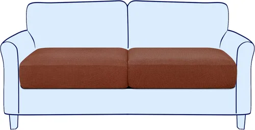 Vista 57 de SUBRTEX Funda para Sofá, Fundas Deslizables para Asientos de Autocaravana, Fundas Elásticas Duraderas para Loveseat, Protector de Muebles de Spandex