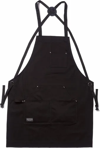 Vista 25 de Hudson Durable Goods - Delantal de chef de grado profesional para cocina, barbacoa y parrilla