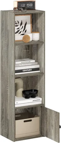 Vista 68 de Furinno PASIR - Estantería de libros de 2 niveles, estantería moderna de 9 x 12 x 21, estanterías abiertas para sala de estar, dormitorio, oficina