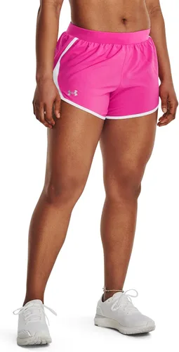 Vista 41 de Under Armour Women's Fly by 2.0 Running Shorts (027) negro / azul glaciar / reflectante