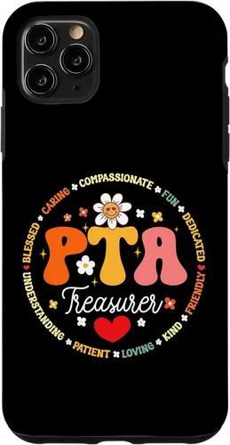 Vista 11 de iPhone 15 Parents Teacher Association Team Supporter PTA Treasurer Case