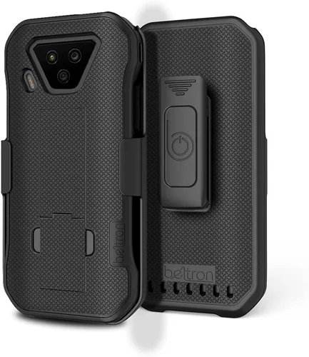 Vista 3 de BELTRON DuraForce Ultra 5G UW - Funda con clip, resistente con clip giratorio para cinturón para Kyocera DuraForce Ultra 5G E7110 (Verizon). Negro