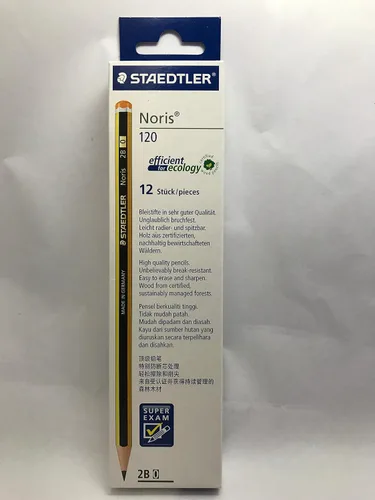 Vista 2 de Regreso a clases STAEDTLER Noris 120 Premium - Lápices de oficina de grado 2B [caja de 12]