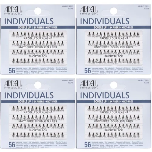 Vista 16 de Ardell Double Individuals Knot Free Double Flares Black Long (3 unidades)