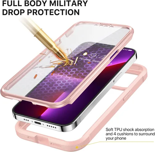 Vista 708 de DIACLARA - Funda transparente compatible con iPhone XR 6.1 pulgadas 2018