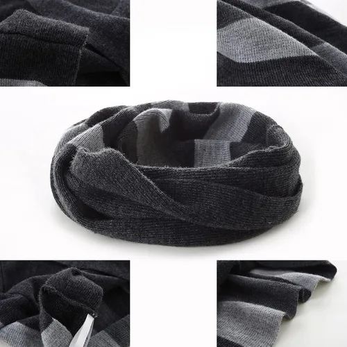 Vista 3 de AHAHA Gorro de invierno para niños con orejeras con forro polar mejorado para esquiar