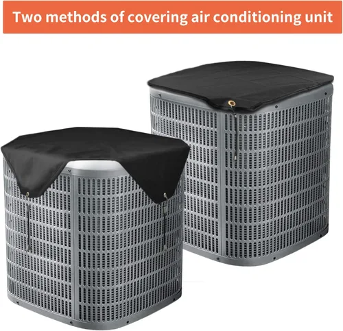 Vista 5 de Cubiertas de Aire Acondicionado Qualward para Unidades Externas, Cubierta de CA para Unidad Central al Aire Libre Resistente al Agua de Alta
