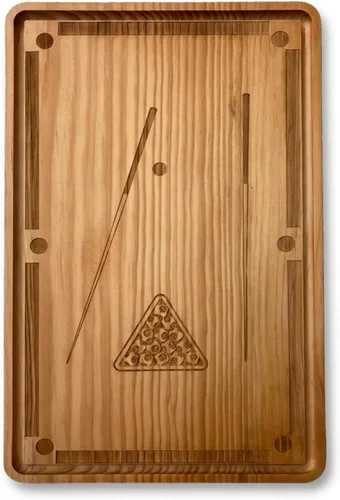 Vista 7 de Creative Gifts International Après - Tabla de madera de esquí Tabla de servir de 10 x 15 pulgadas Plato de madera para cortar y servir Caja