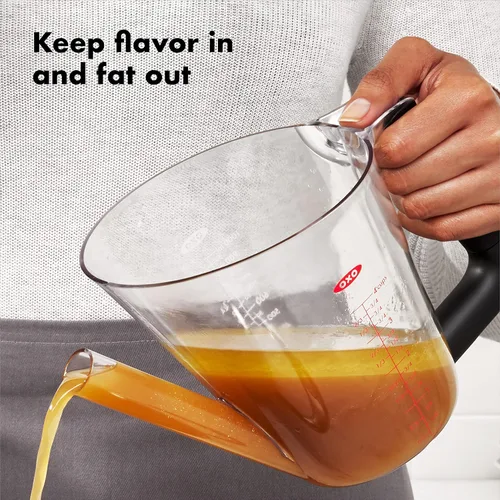 Vista 4 de OXO Good Grips - Separador de grasa de 4 tazas, plástico, talla única (paquete de 12)