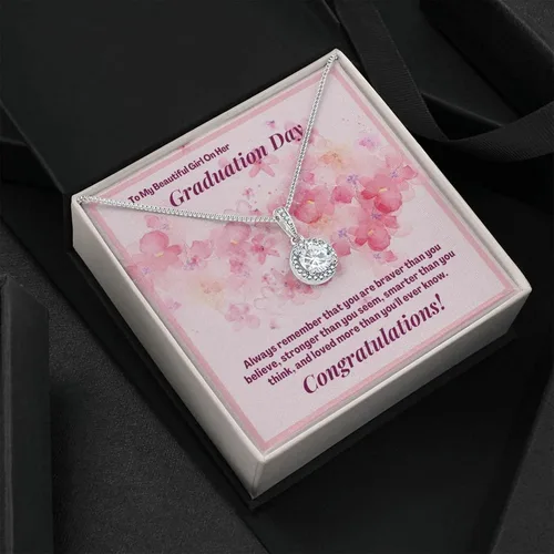 Vista 2 de Vitalicio Graduation Necklace For Her 2023 - Graduation Necklace 2019 For Women, Cadenas De Plata 925 Para Mujer, Regalos Para Graduacion 2023