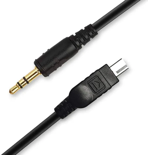 Vista 6 de Cable de conexión para obturador de cámara de 0.138 in-DC0, enchufe de conexión de cámara de 0.138 in, cable compatible con cámaras Nikon