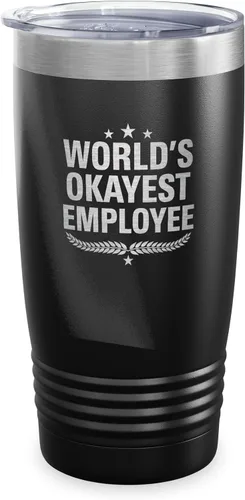 Vista 22 de World's Okayest Accountant - Vaso de regalo para compañeros de trabajo, regalo para miembros de la familia, regalos de Navidad, tazas de café