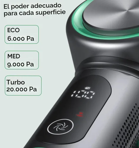 Vista 2 de Wyze - Aspiradora inalámbrica S con potente succión de 20Kpa, barra ligera con filtro HEPA, potente motor sin escobillas de 300W, tiempo