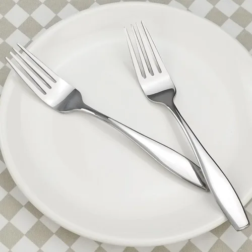 Vista 6 de Ggbin Tenedores de cena de acero inoxidable de 12 piezas, 7.87 pulgadas