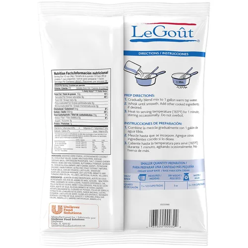 Vista 2 de LeGout Crema Base de Sopa 1.58 lb
