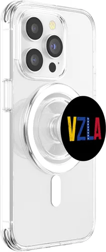 Vista 4 de Venezuela VZLA Vintage Pride Bandera Venezolana PopSockets MagSafe PopGrip para iPhone