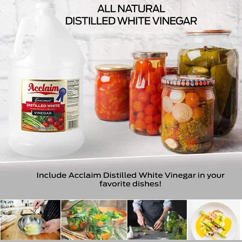 Vista 4 de Acclaim Vinagre blanco destilado natural, 128 onzas (1 galón) - 5% de acidez
