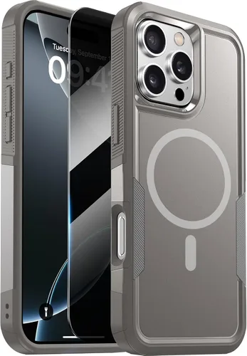 Vista 26 de Diaclara Funda diseñada para iPhone 12/iPhone 12 Pro, [con protector de pantalla de privacidad] [antiespía]