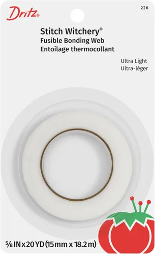 Vista 12 de Dritz - 227 1/4x20 Stitch Witchery 1/4inx 20yd, 1/4-pulgada X 20-yardas, blanco