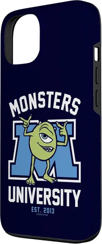 Vista 2 de Funda para iPhone 13 Disney Pixar Monsters University Mike Wazowski Est. 2013