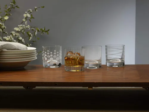 Vista 5 de Mikasa Cheers Double Old Fashioned Glass, 12.75-Ounce, Set of 4