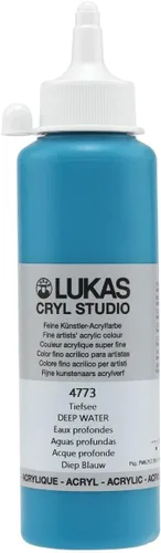 Vista 54 de Lukas CRYL Studio Artist - Pintura acrílica para artistas, Alizarín Carmesí, tubo de 125 ml - Pinturas acrílicas de alto pigmento para pintura