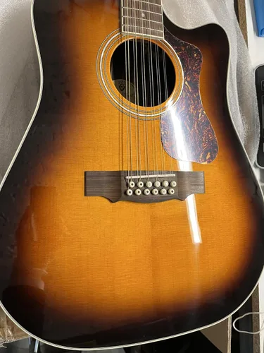Vista 6 de Guild D 2612CE 12 cuerdas AE Guitarra Antq Brst
