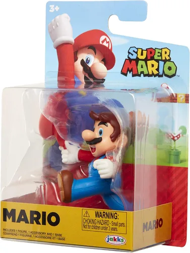 Vista 9 de Super Mario Figura de acción de 2.5 pulgadas, sombrero de inclinación de Mario juguete coleccionable