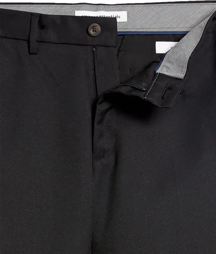 Vista 6 de Tienda Essentials - Pantalón de vestir de corte ajustado y diseño frontal plano para hombre