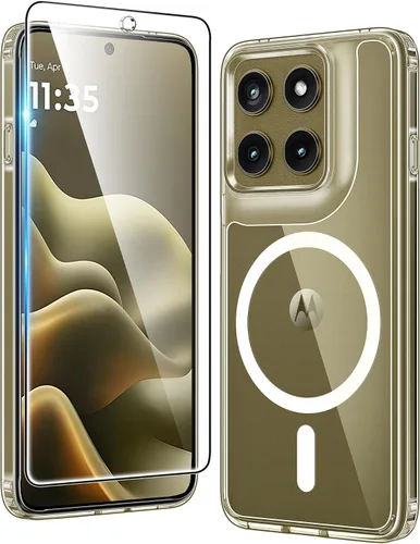 Vista 122 de FNTCASE Funda para Motorola Moto-G Stylus-5G-2024: Cubierta protectora ligera de grado militar para teléfono celular, flexible, antiamarillamiento