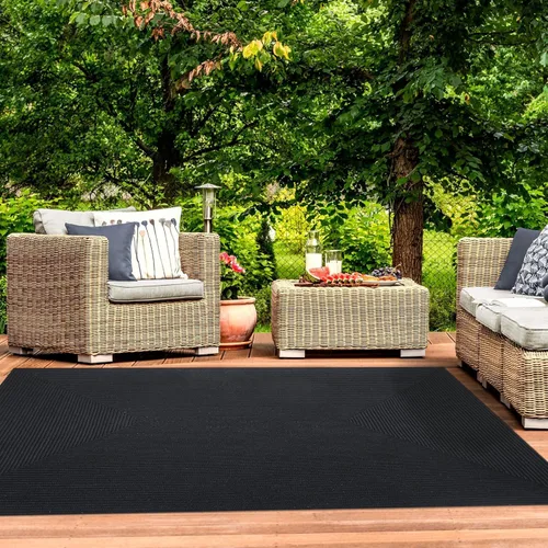 Vista 7 de Superior Alfombra de área grande para interiores y exteriores, reversible, trenzada, decoración del piso del hogar para sala de estar, cocina