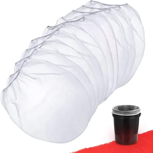 Vista 10 de Bolsa de filtro de pintura, colador de pintura de 5 galones con apertura superior elástica, bolsa de filtros de malla fina blanca para jardinería