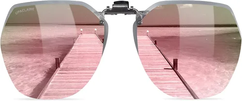 Vista 7 de Gafas de sol y gafas de sol de conducción nocturna con clip, reducción de deslumbramiento polarizado, visión de alta definición Azul