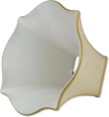 Vista 3 de Royal Designs Fancy - Pantalla cuadrada para lámpara, color dorado antiguo, 4.5 x 10 x 8.75 pulgadas