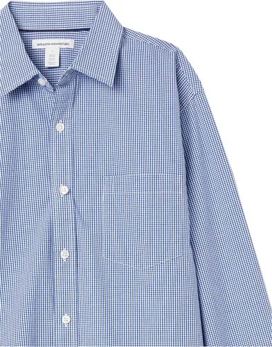 Vista 6 de Tienda Essentials - Camisa de popelina para hombre, informal, de manga larga, con ajuste regular