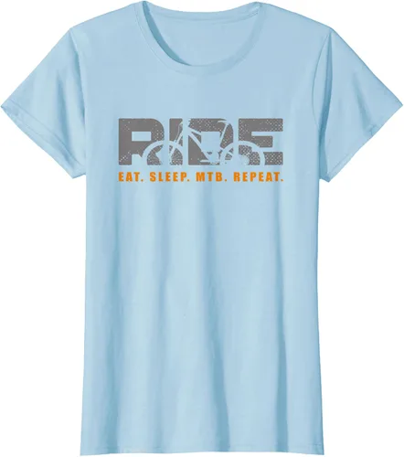 Vista 28 de Bicicleta de montaña - Camiseta MTB vintage Negro